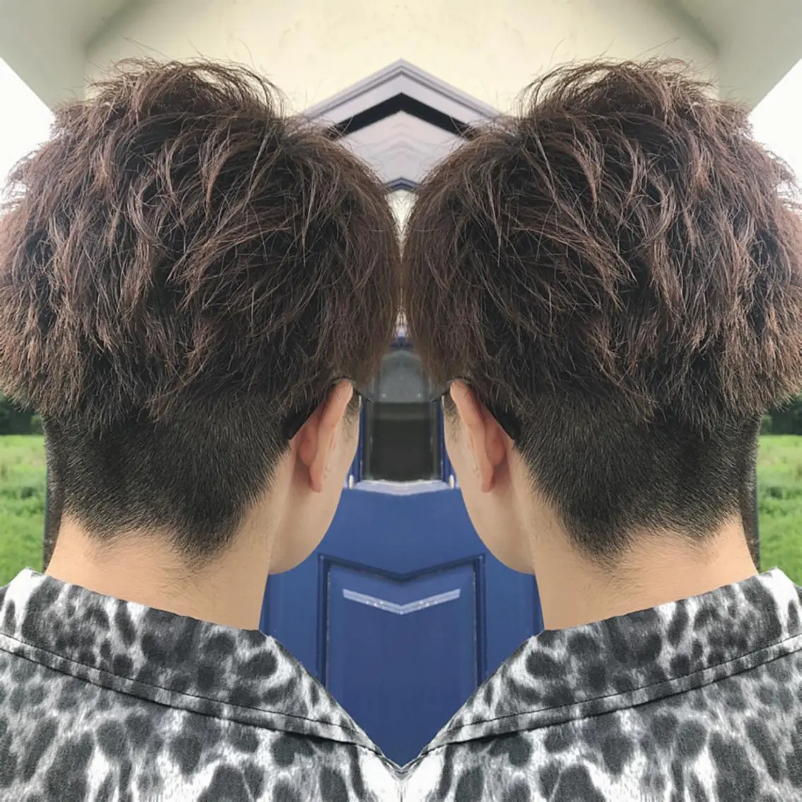 ショート カラー メンズ 重政 和樹のヘアスタイル