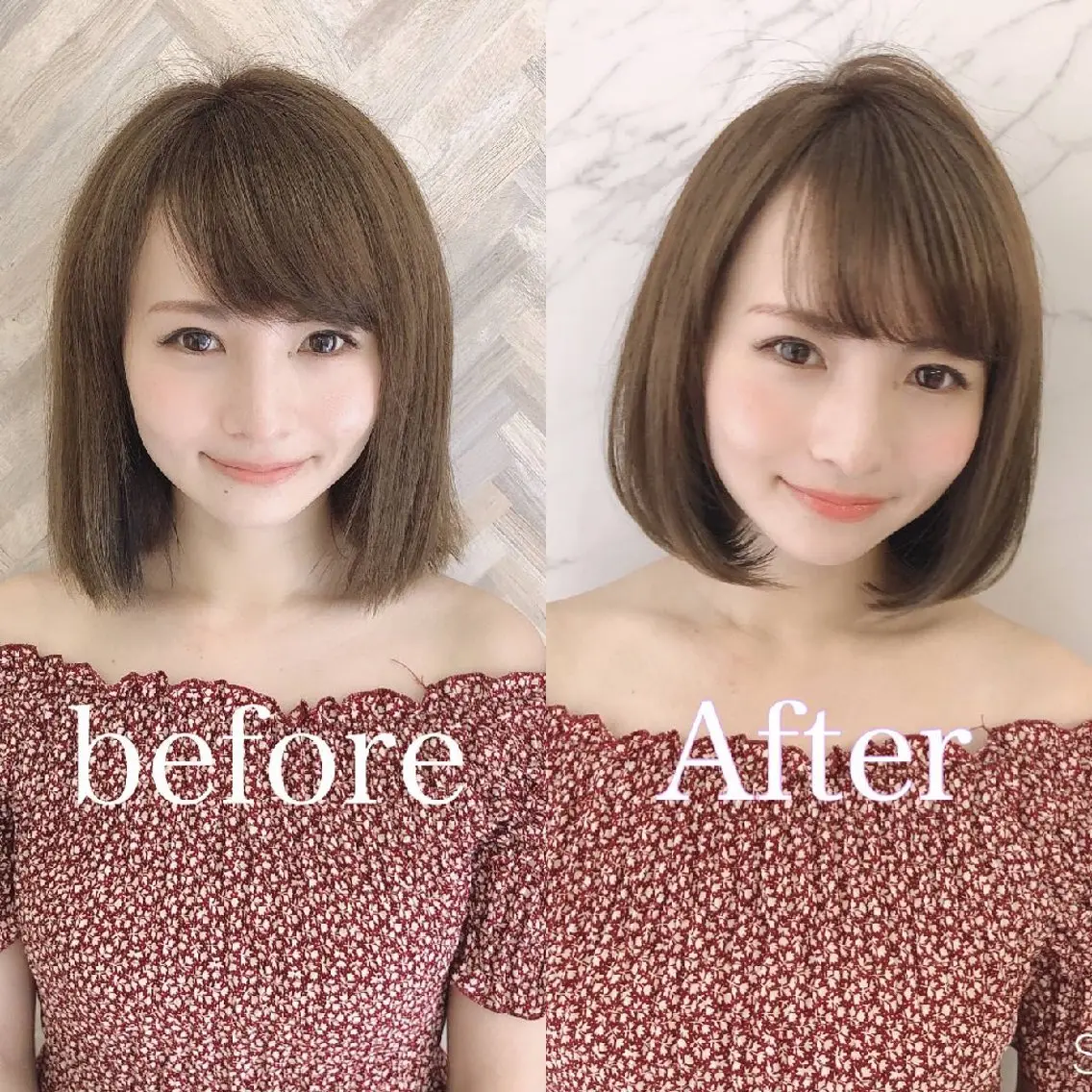 ショート 銀座デジパ×暖色艶髪 🍓ASUKAのヘアスタイル