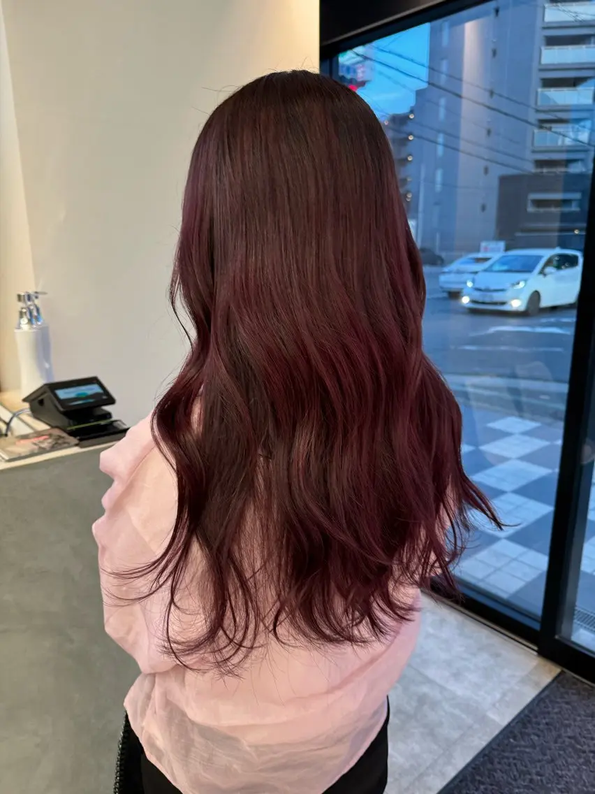 セミロング カラー ブリーチ ダブルカラー ブリーチなしカラー ヘアカラー yuka🥕 橿原神宮前のヘアスタイル