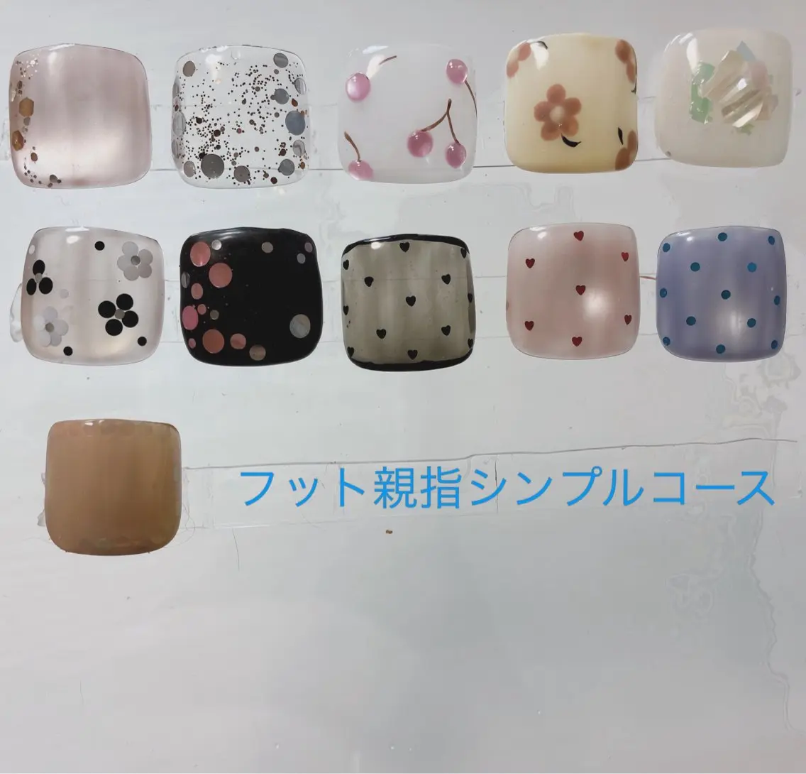 ネイル フットネイル 氷ネイル・うるうるネイル マグネットネイル ニュアンスネイル シンプルネイル フットネイル nail salon anoneのネイルデザイン