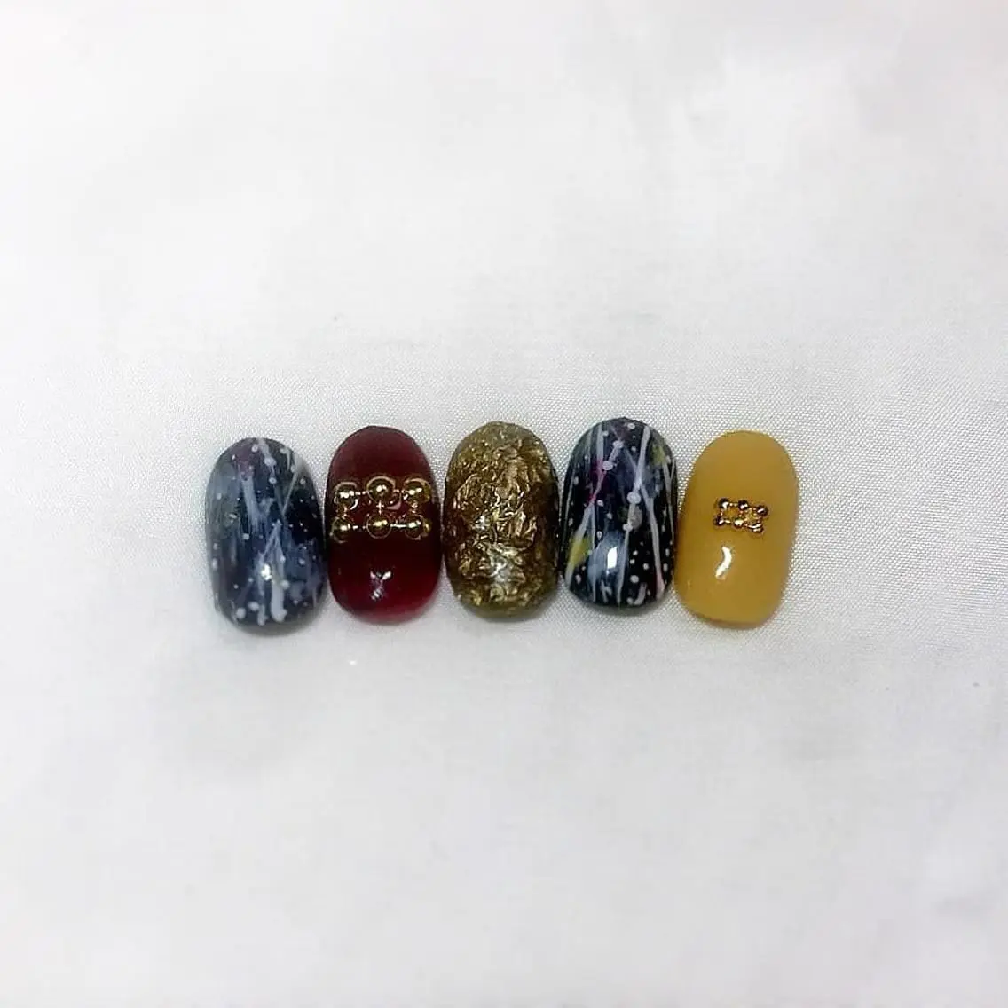 ネイル 成人式 ハンドネイル ハンドケア lylynail YUUKAのネイルデザイン