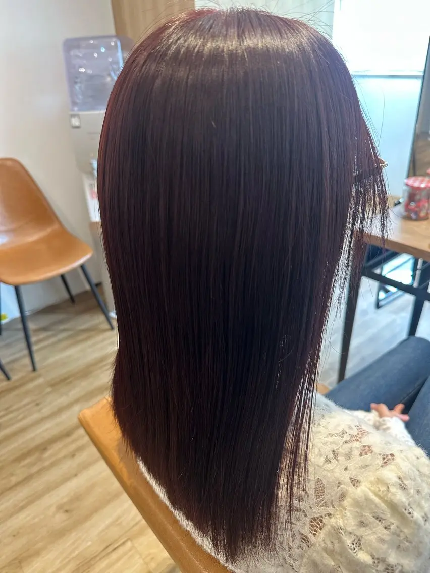 ミディアム カラー パーマ カット ヘアカラー 縮毛矯正 トリートメント ✨✂️Nori ✂️✨のヘアスタイル