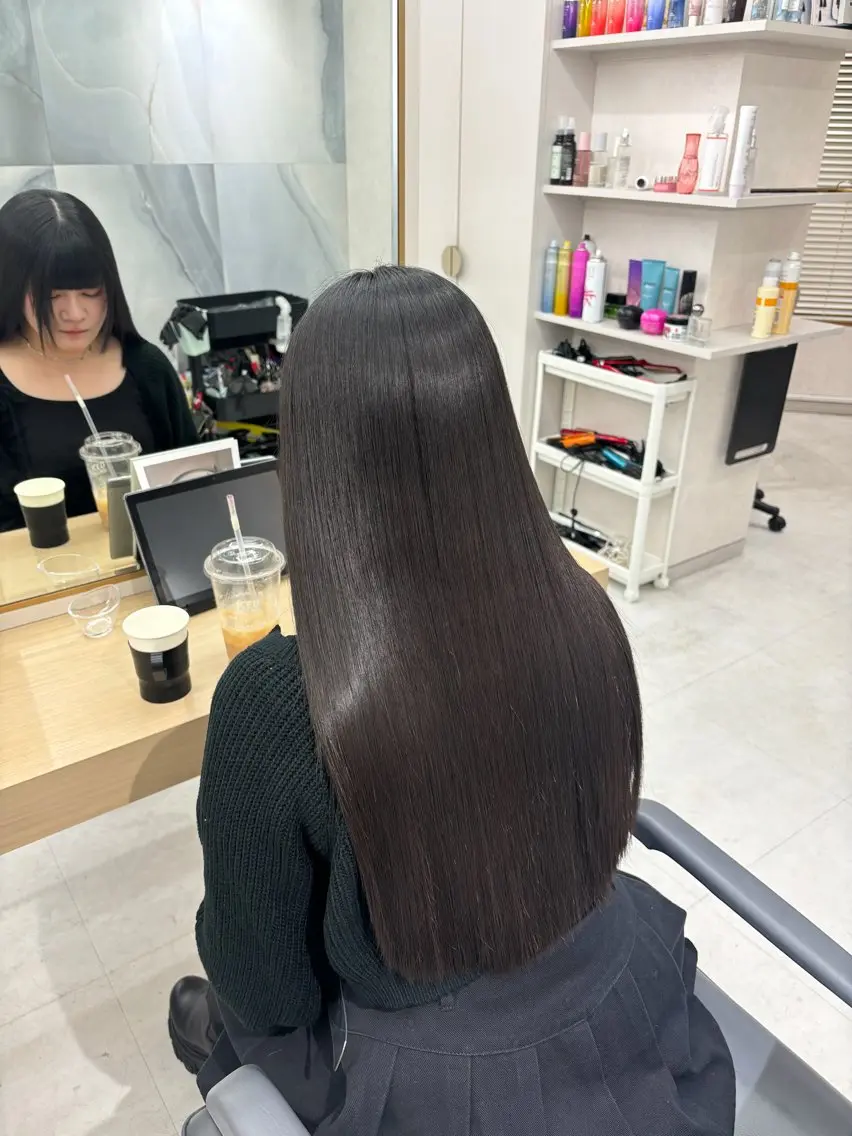 ロング ✨縮毛矯正特化✨️ /💎若山竜生💎のヘアスタイル