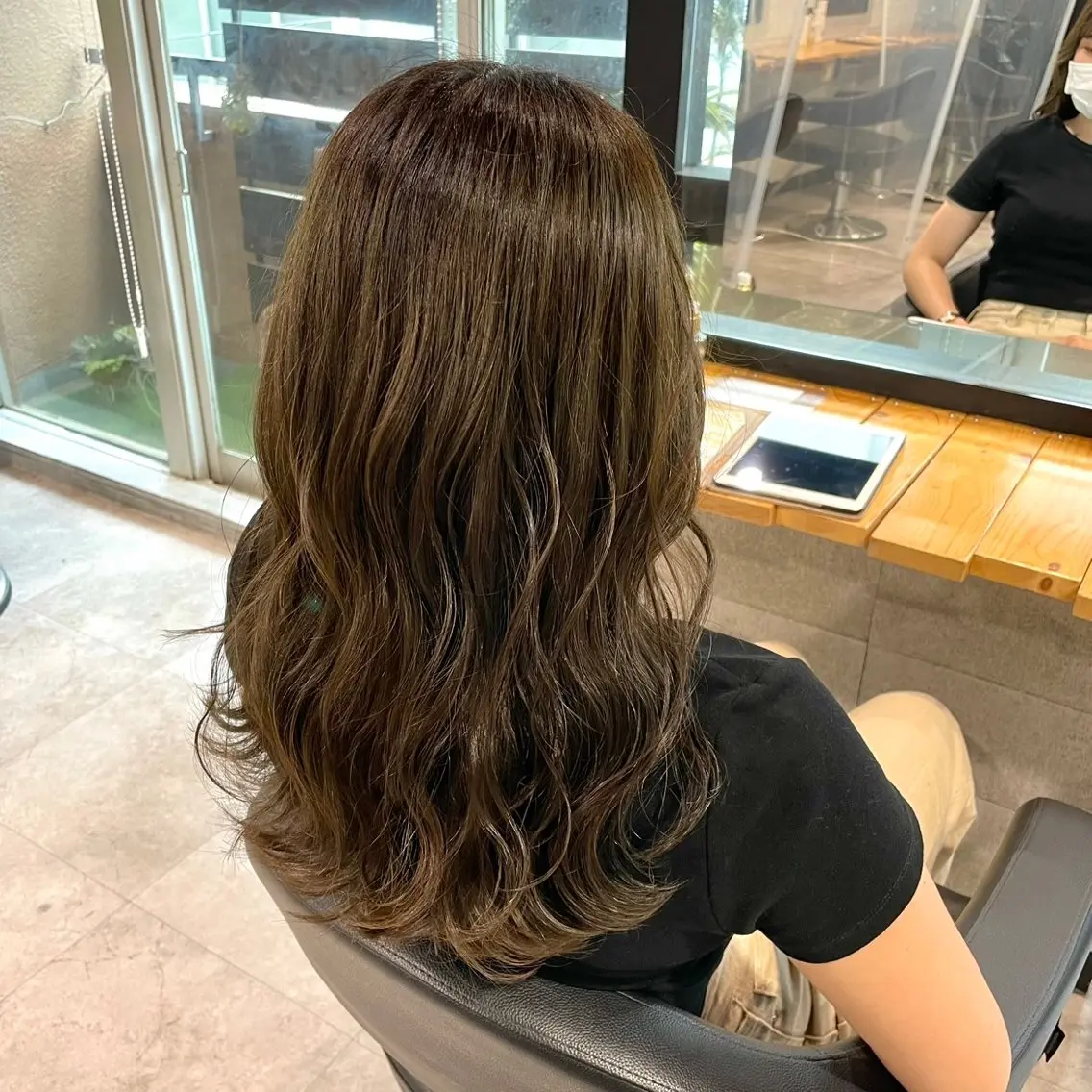 セミロング ヘアカラー トリートメント ヘッドスパ レイヤーStyle 🪽菜々実のヘアスタイル