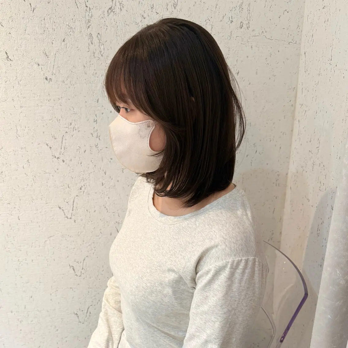 ミディアム カラー カット ヘアカラー トリートメント mai / linoah˚✧のヘアスタイル