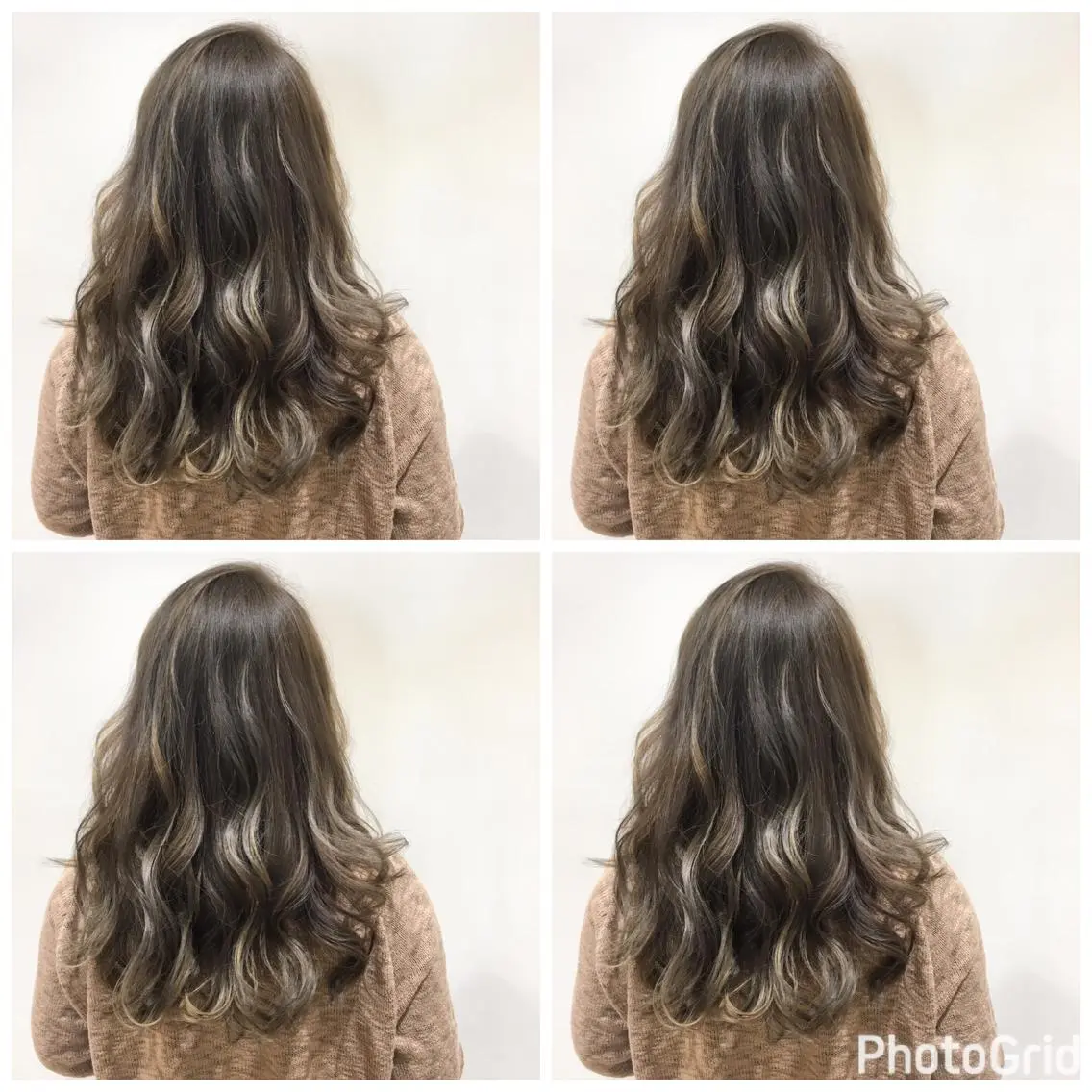 ロング カラー アッシュ ベージュカラー ブリーチ Rubik's江坂 ルービックえさかのヘアスタイル