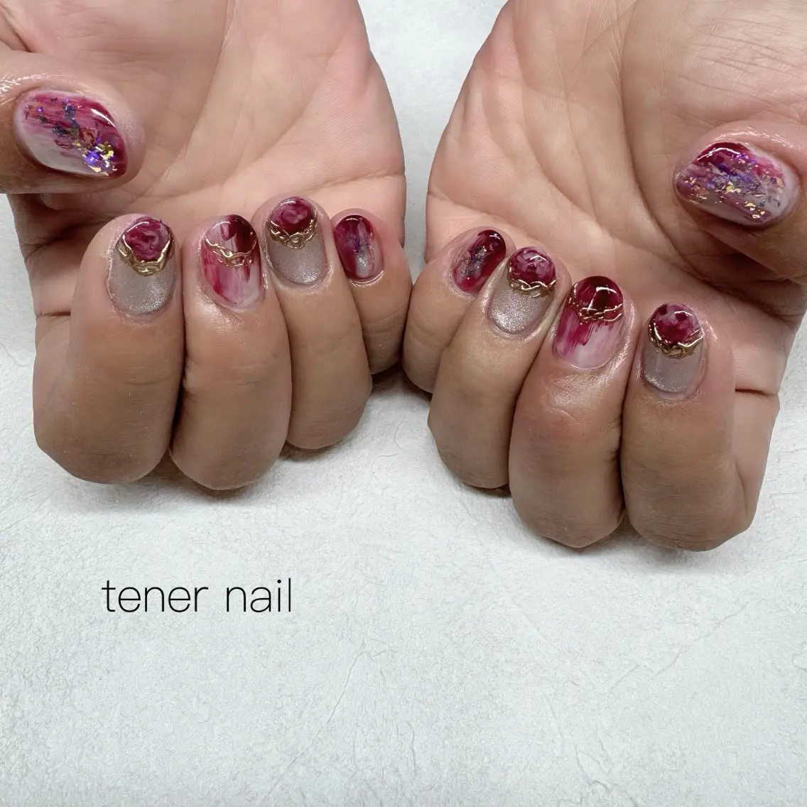 ネイル ニュアンスネイル ハンドネイル テネルネイル tener nailのネイルデザイン