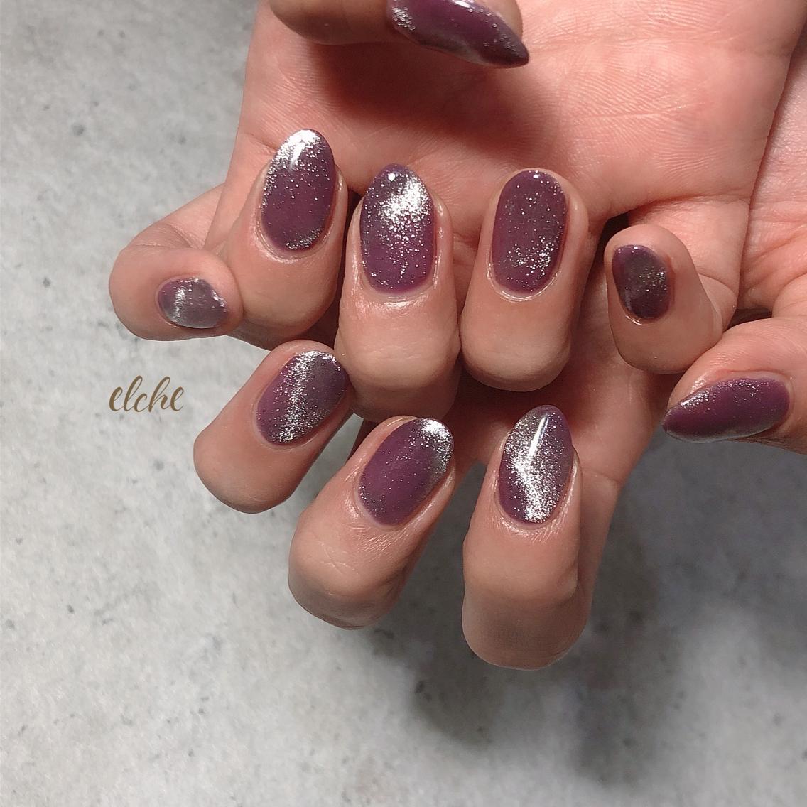 ネイル マグネットネイル salon de fika【中崎町】のネイルデザイン
