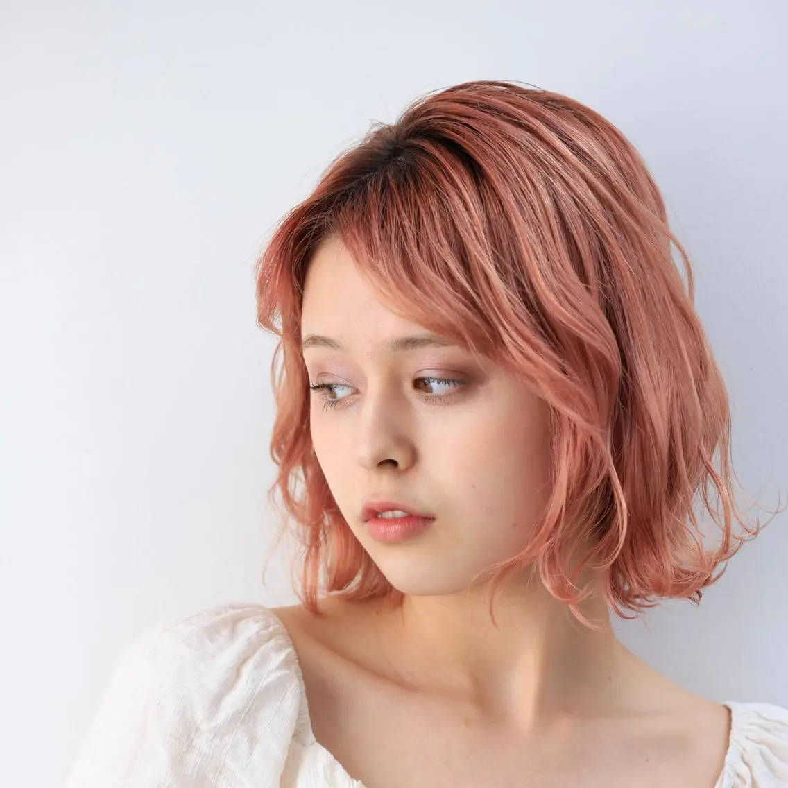 ミディアム カット ヘアカラー トリートメント ヘッドスパ 🌈 YUUNA🌈のヘアスタイル