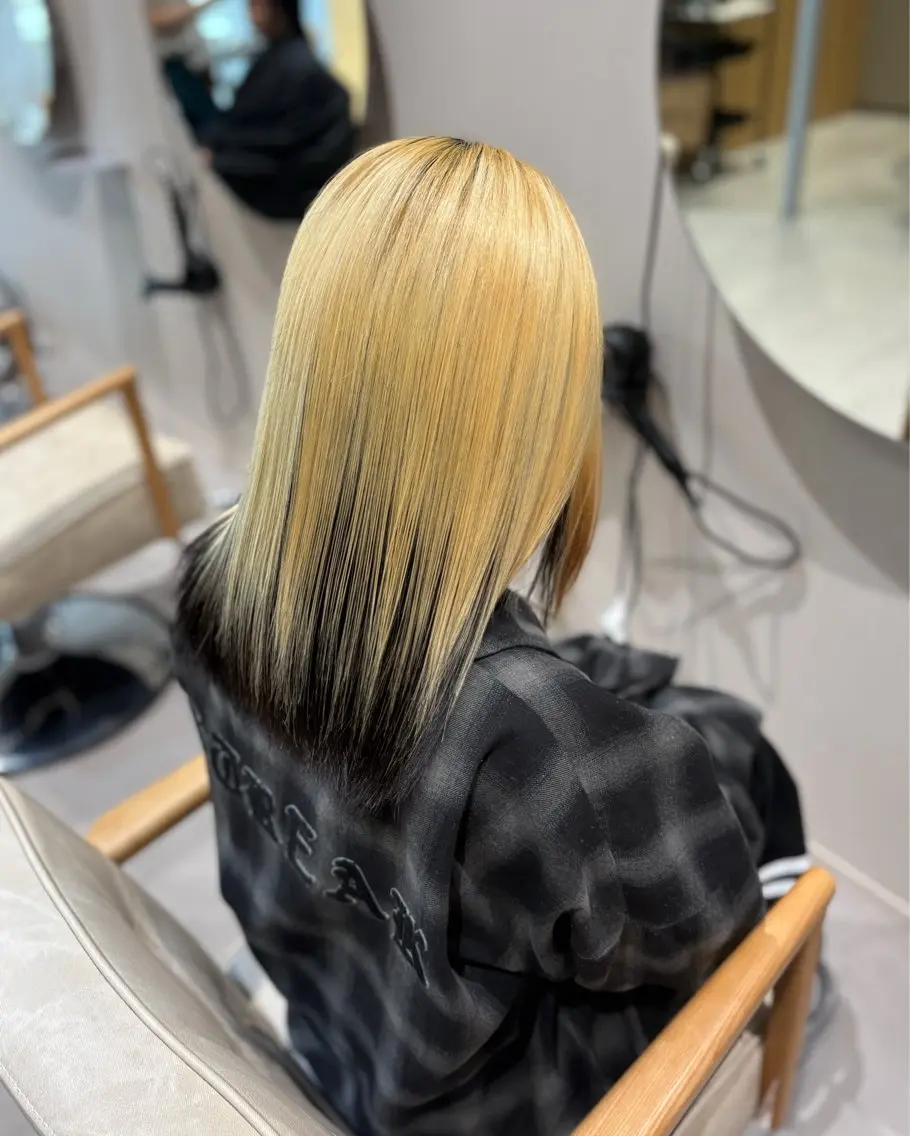 ミディアム トリートメント 井山 葵のヘアスタイル