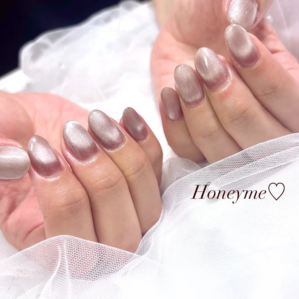 ネイル ハンドネイル Honey me ❁⃘*.゚のネイルデザイン
