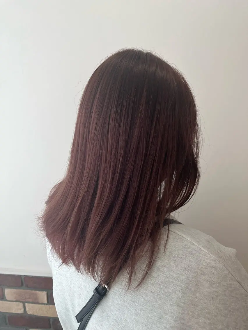 カラー ヘアカラー ボブ🍊暖色カラー 浅草【Bob美容師】のヘアスタイル