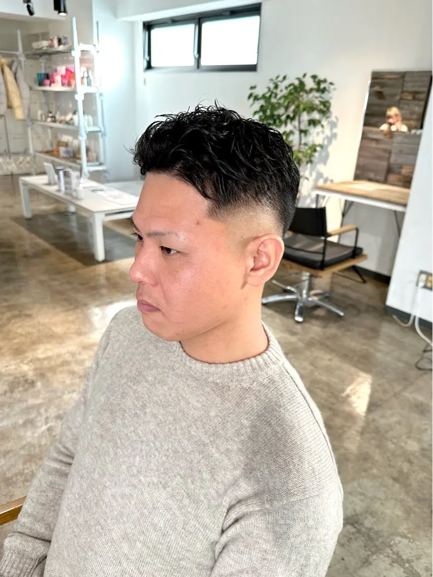 メンズ フェードカット メンズパーマ スキンフェード 骨格補正施術/メンズ 専門美容師/YUYAのヘアスタイル