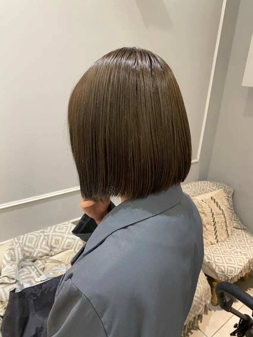 カット+カラー+オージュア9stepトリートメントの写真