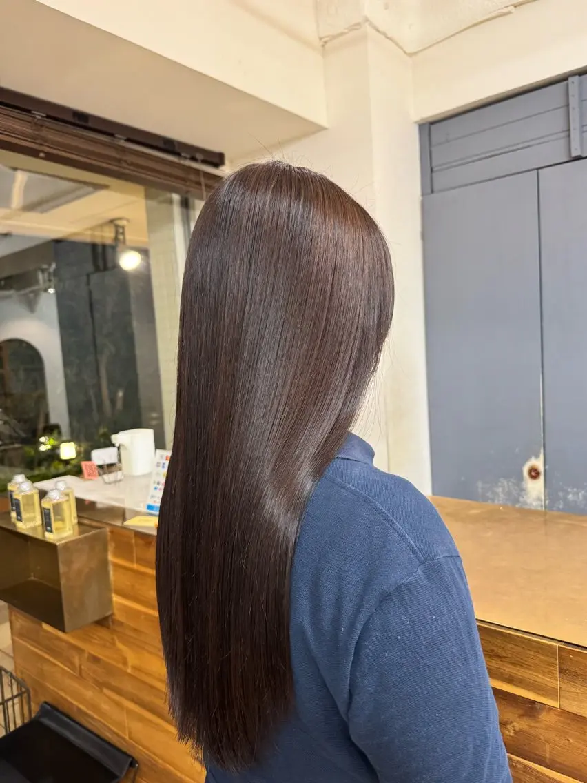 カラー ブラウンカラー ナチュラルブラウン たけかわ みちのヘアスタイル