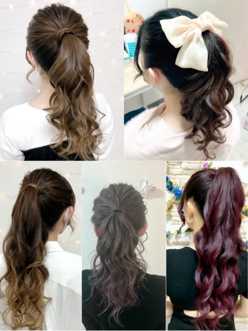 ヘアアレンジ ポニーテール 新宿ヘアセットメイク Asa-mのその他イメージ