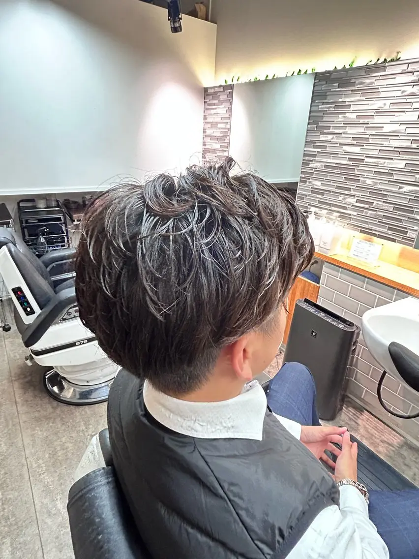 パーマ ヘアアレンジ メンズ メンズパーマ FRISEUR/山本 美芽のヘアスタイル