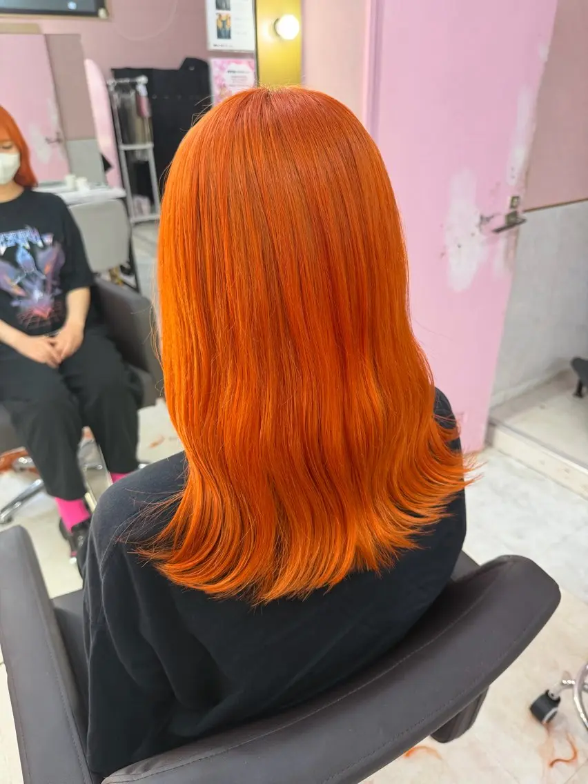 セミロング ヘアカラー 📧みずき/ブルベ 韓国レイヤー📧のヘアスタイル