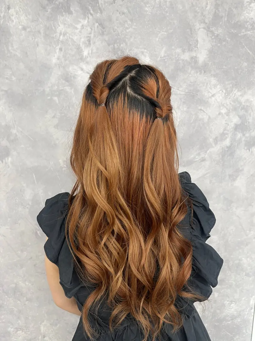 ロング ギャル⚜️巻き髪 ⚜️ちづるのヘアスタイル