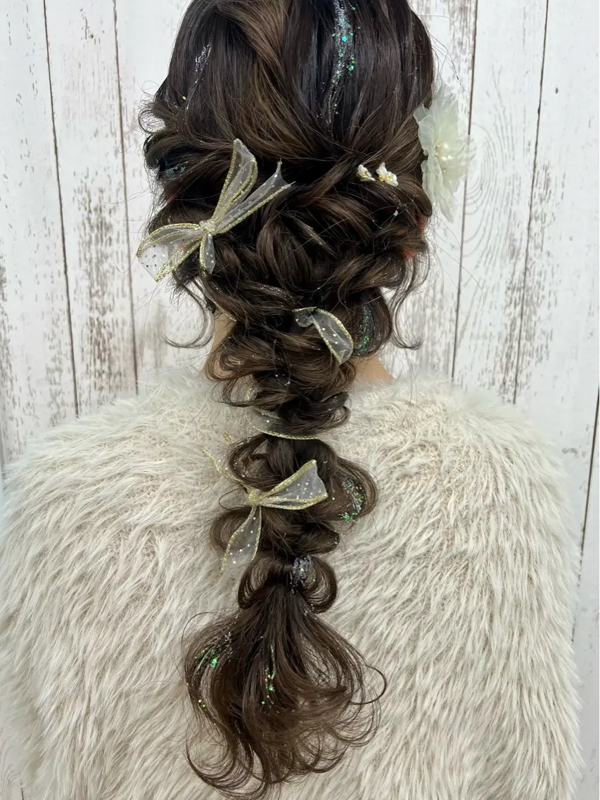 【平日限定】前撮りにオススメ💐ブライダルヘアアレンジ💍✨の写真