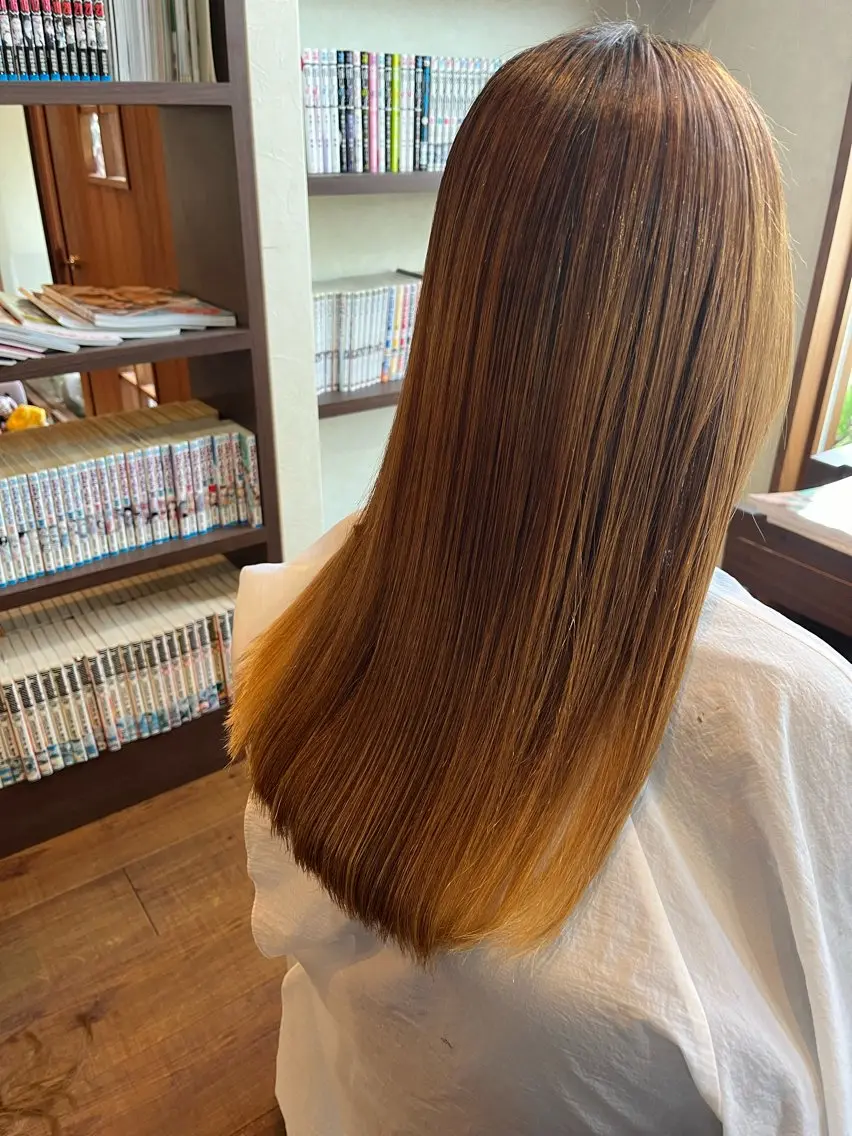 ロング タナカ ヒナのヘアスタイル