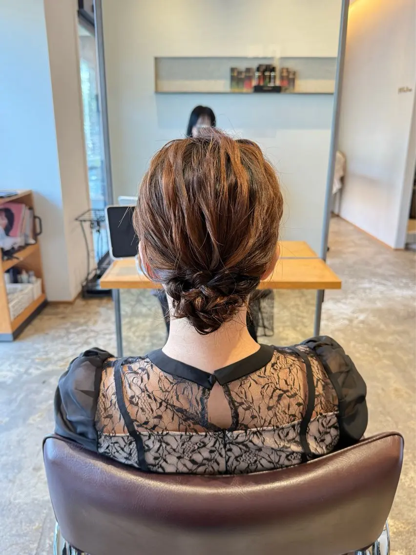 ヘアアレンジ ヘアセット rio ୨୧のヘアスタイル