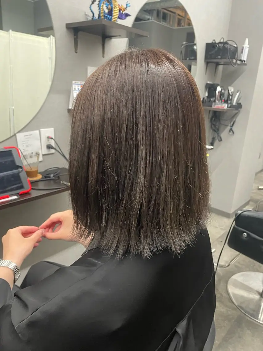 【✨🩷全ての美意識アゲアゲ⤴︎女子必見🩷ヘアカラー🌈カット.トリートメント💇‍♀️綺麗になるまで帰れまてん✨】の写真