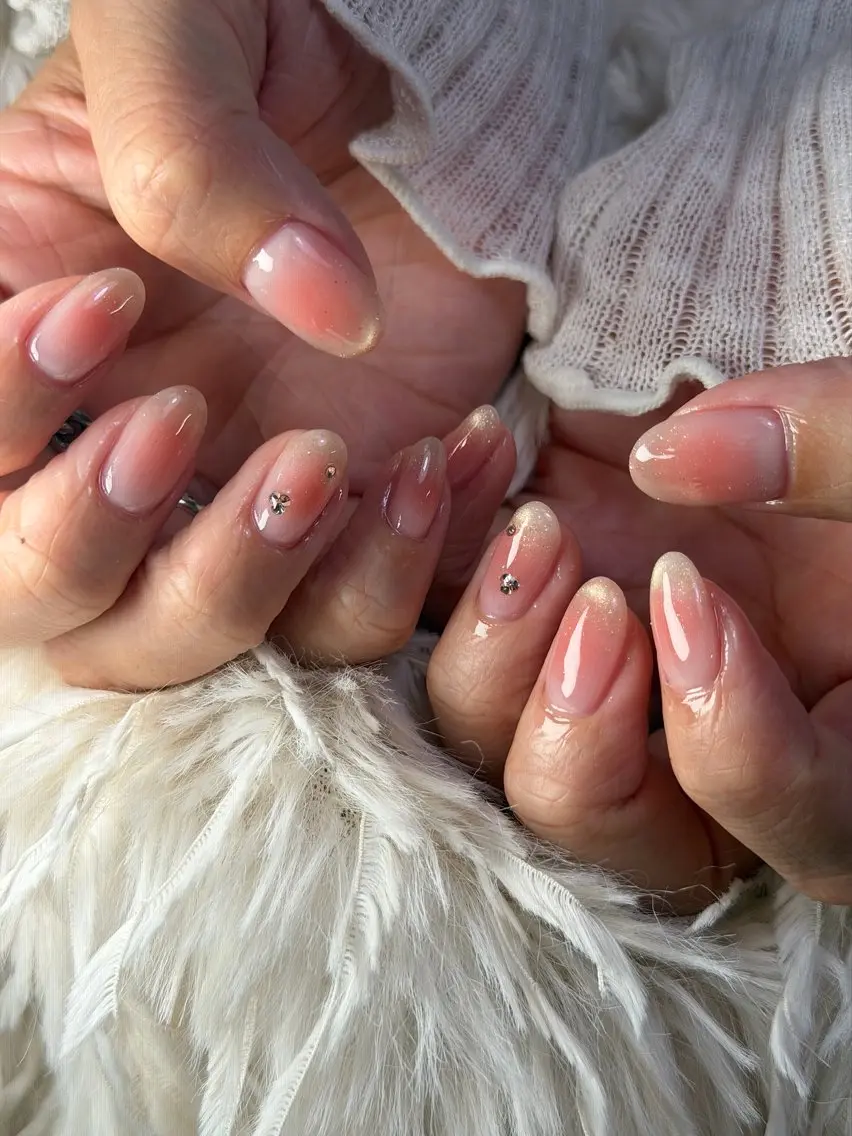 ショート Latte Nail 十三のネイルデザイン