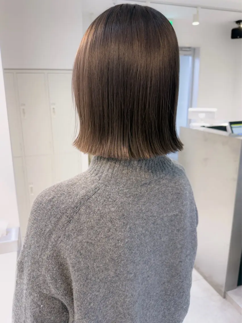 ショート カラー ヘアカラー トリートメント 大宮 / ボブ特化 永井竜也のヘアスタイル