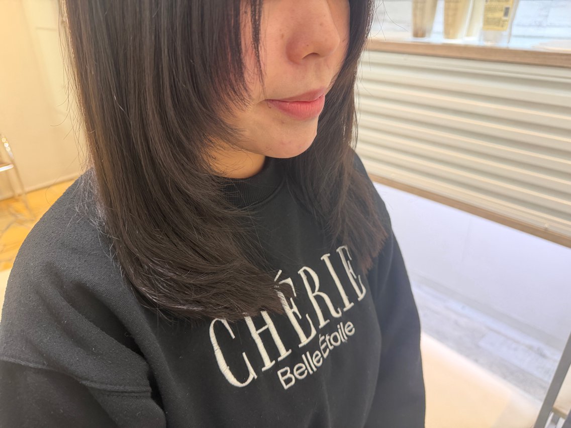 ロング 顔周りカット レイヤーカット 💎モデル募集中💎 miyuのヘアスタイル