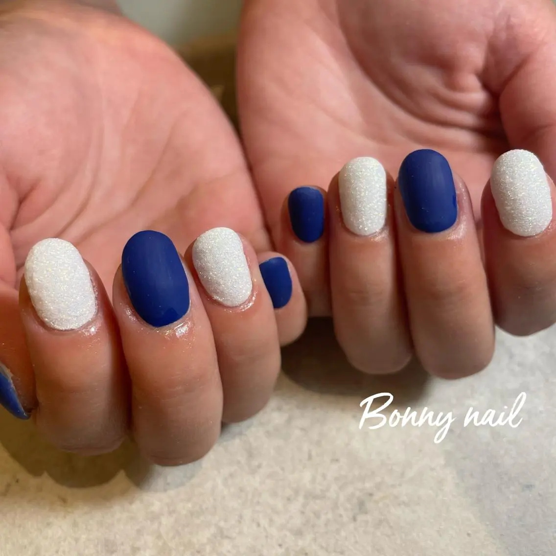 ネイル マットネイル ワンカラーネイル ハンドネイル BONNY NAIL 【えみか】のネイルデザイン
