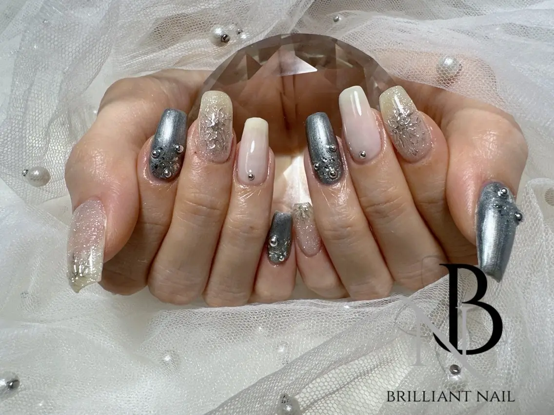 ネイル ハンドネイル ハンドケア brilliant nail💎あやのネイルデザイン