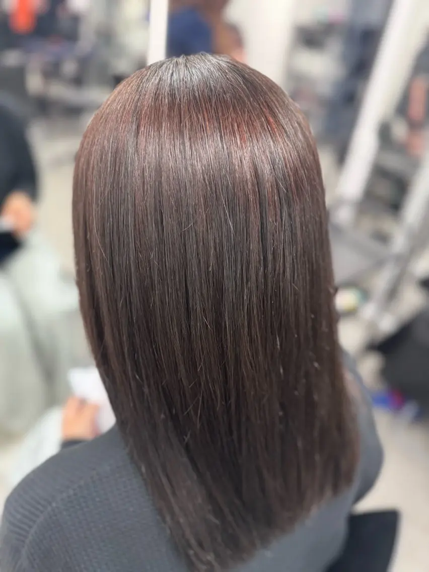 セミロング カラー ヘアカラー 透明感カラー/ chinatsuのヘアスタイル