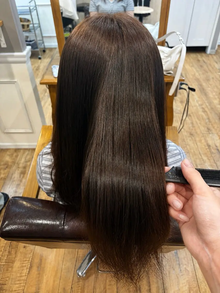 セミロング 永井 美優のヘアスタイル