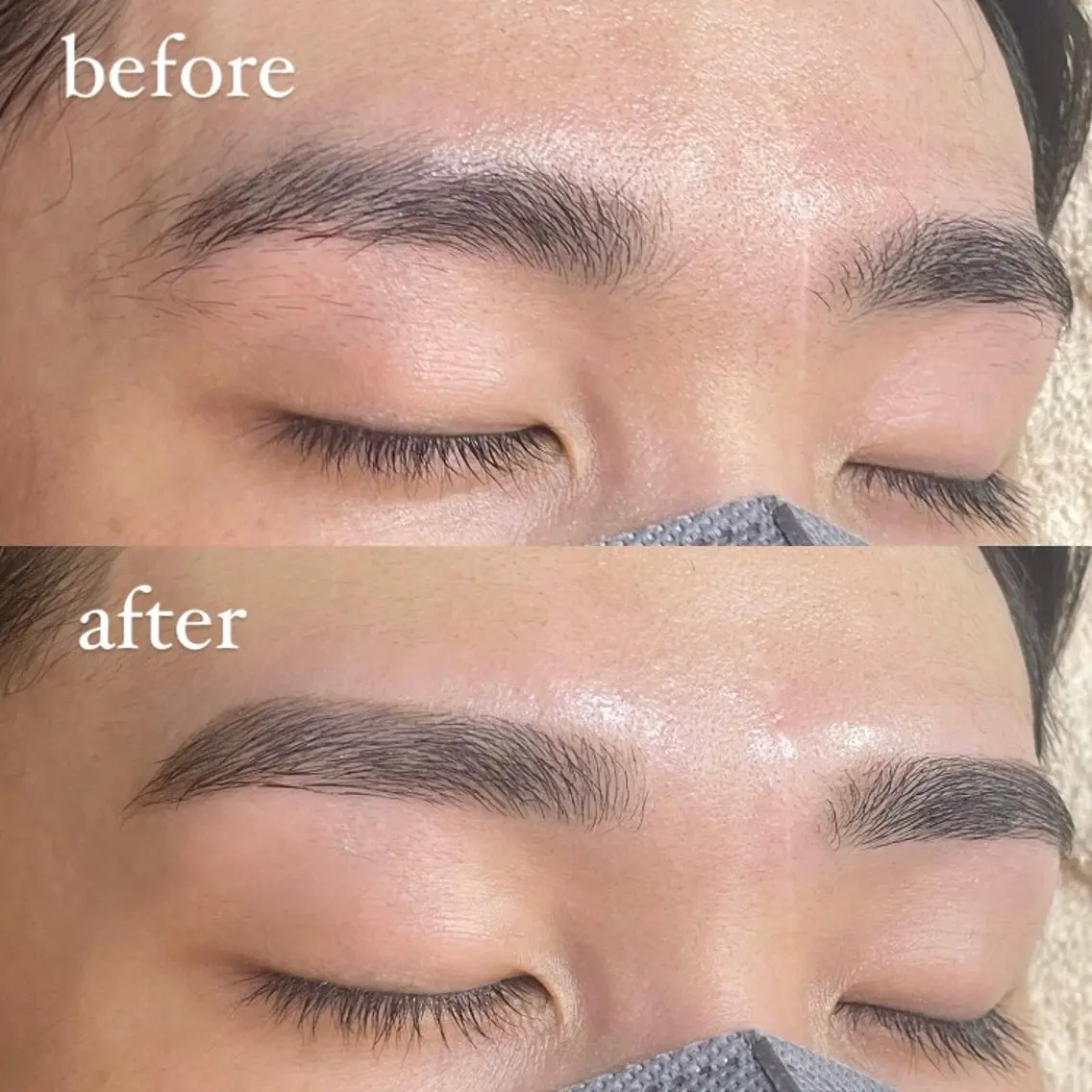 アイブロウ ワックス脱毛 luxxe 佐藤のマツエク・マツパデザイン