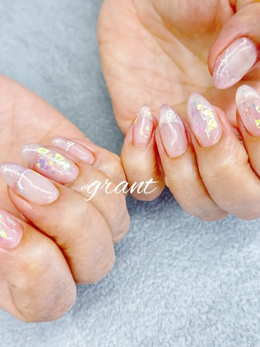 ネイル フレンチネイル オフィスネイル nailsalon grantのネイルデザイン