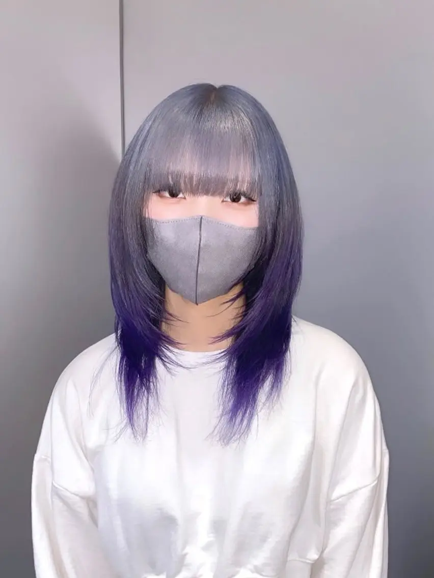 ロング カラー カット ヘアカラー トリートメント レイヤー×ブリーチ ×エクステ💫ひかるのヘアスタイル