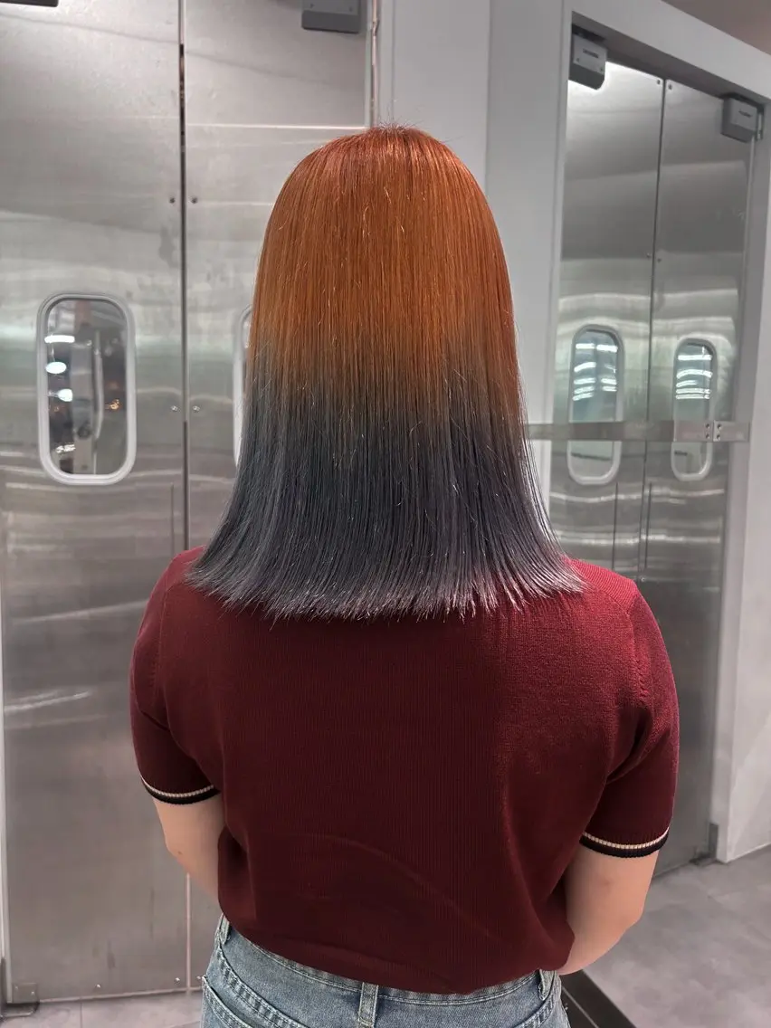 ミディアム ヘアカラー Hinata🛸 ハイトーン美容師のヘアスタイル