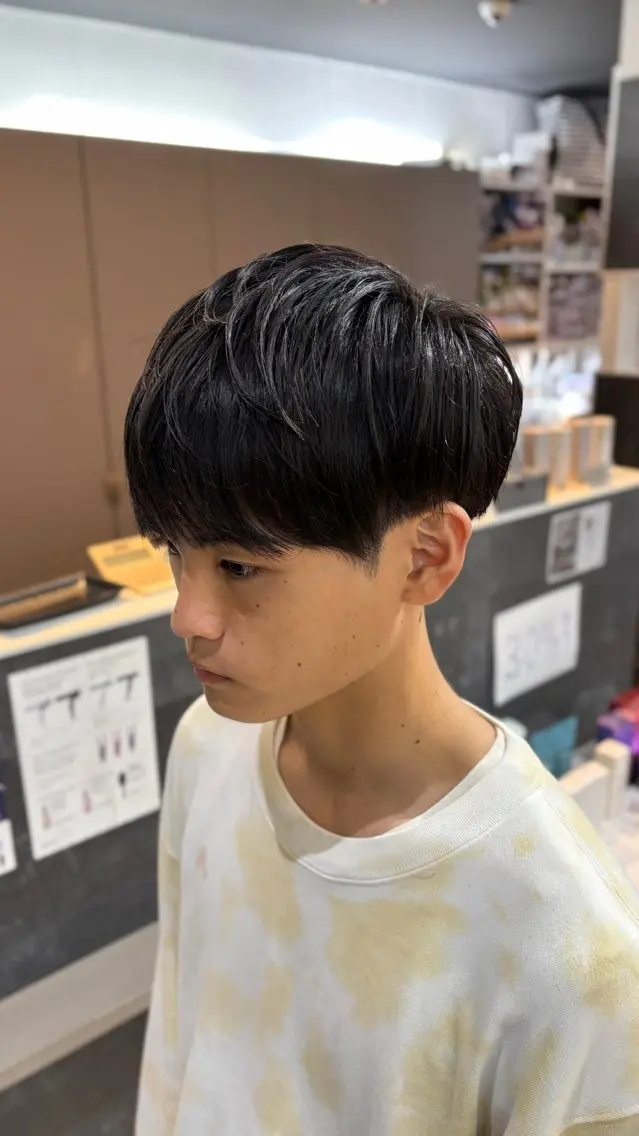 メンズ マッシュ 菊池 蓮のヘアスタイル