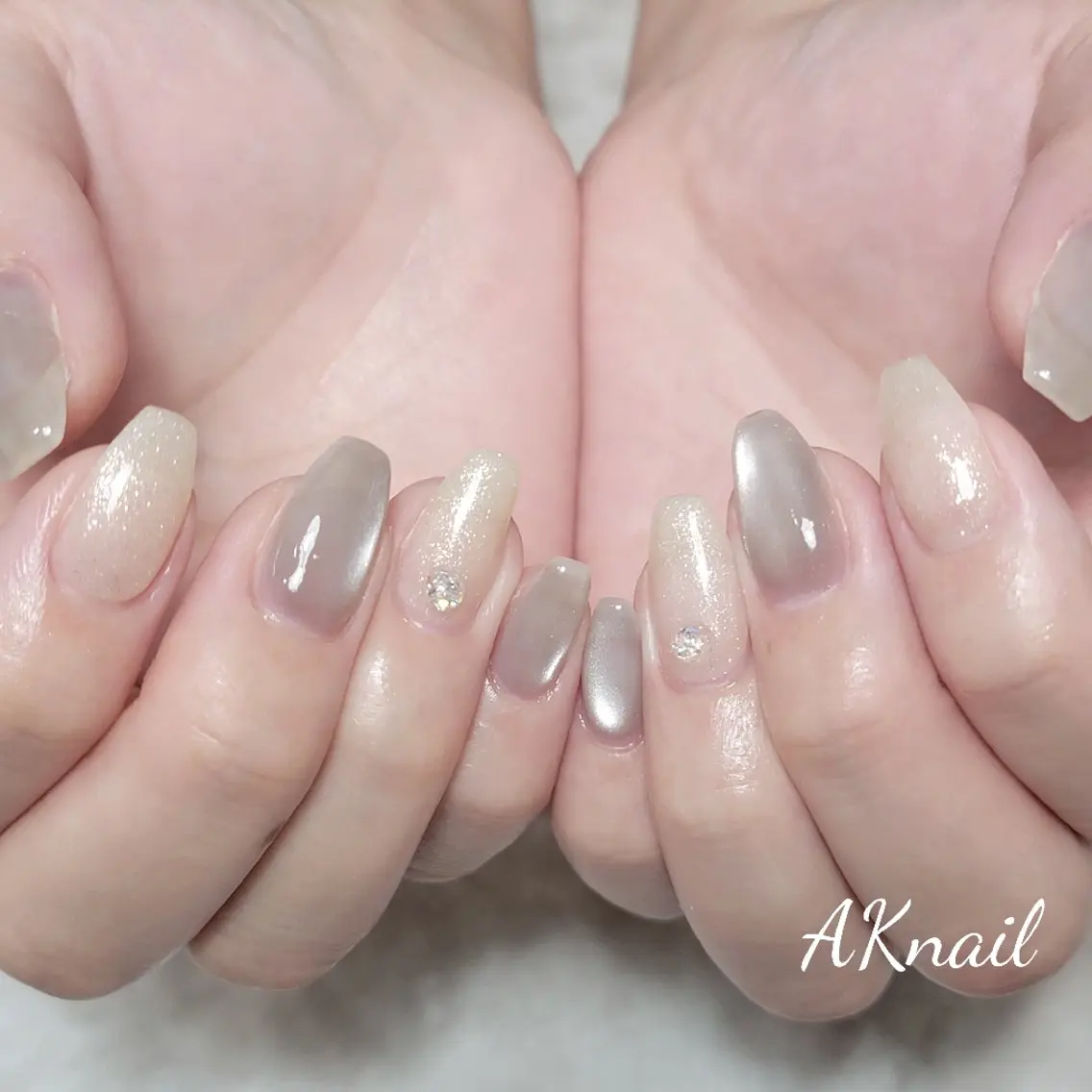 ネイル ハンドネイル ネイル&巻き爪サロン AKnailのネイルデザイン