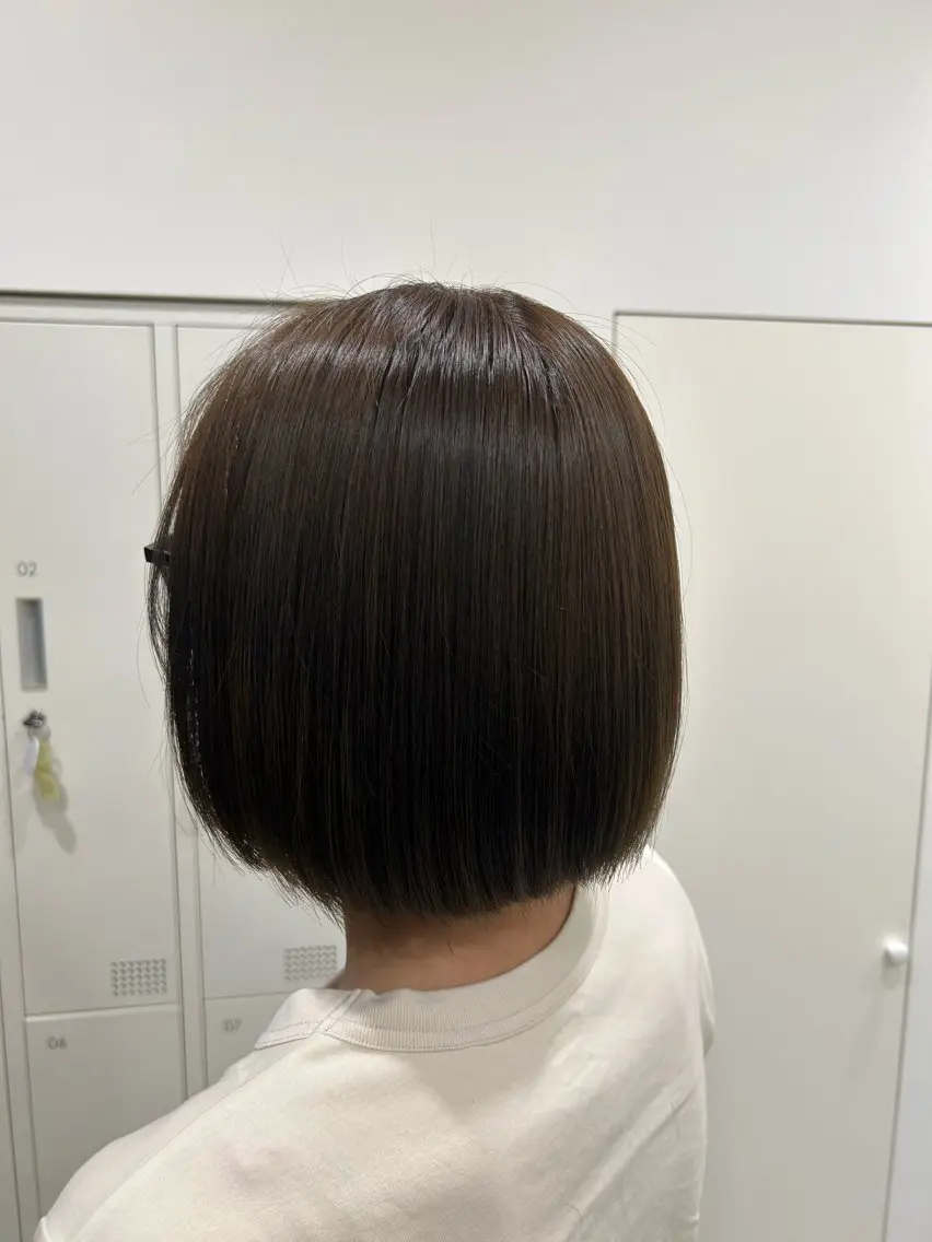 ショート カラー ヘアカラー トリートメント 髙﨑 ちひろのヘアスタイル