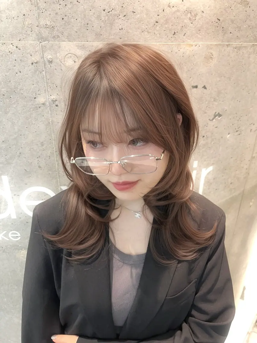 ミディアム カット ヘアカラー 🫧TATSUYA/ 錦糸町ʕ•̫͡•のヘアスタイル