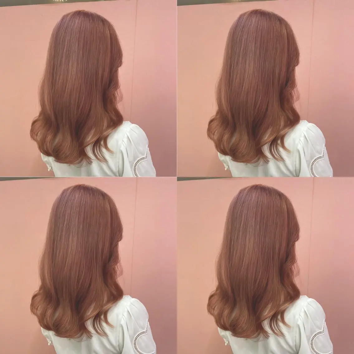 セミロング カラー ベージュカラー ピンクカラー ピンクベージュ 🌷MAYU 🌷のヘアスタイル