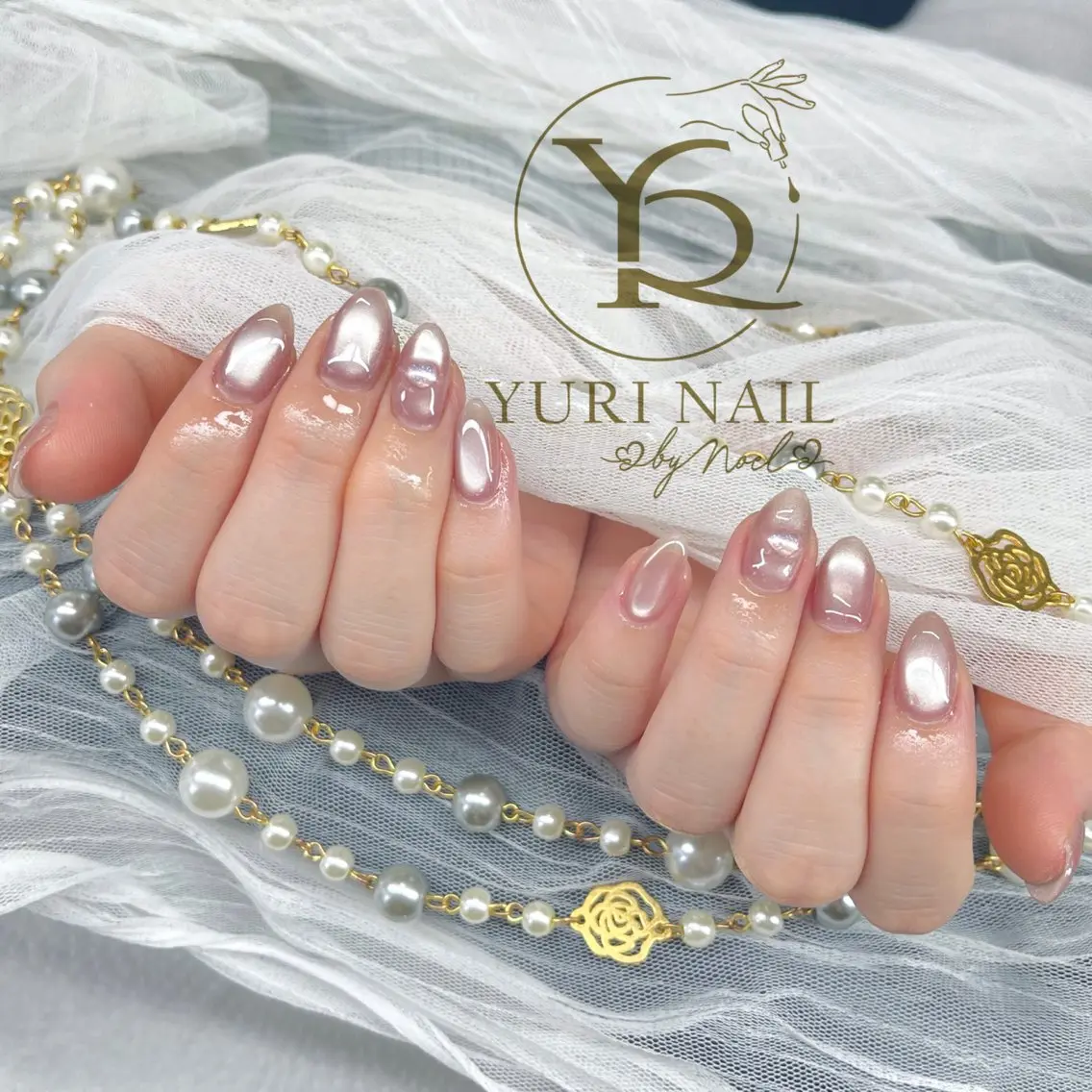 ネイル チークネイル フットネイル フレンチネイル グラデーション キラキラネイル ハンドネイル フットネイル ハンドケア YURI Nail Funabashiのネイルデザイン