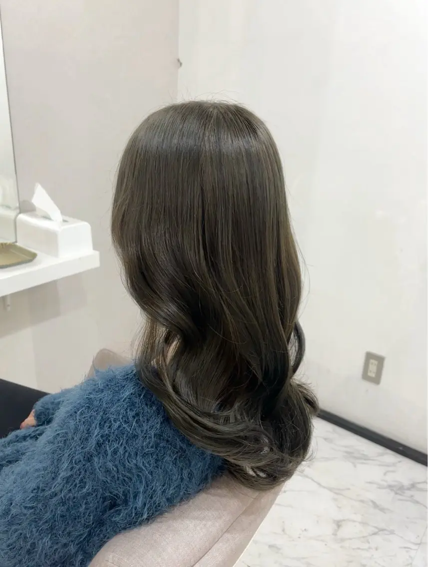 【ダブルカラー+トリートメント】透明感カラー️🫧春カラー🌸ご予約は前日21時まで⚠️の写真
