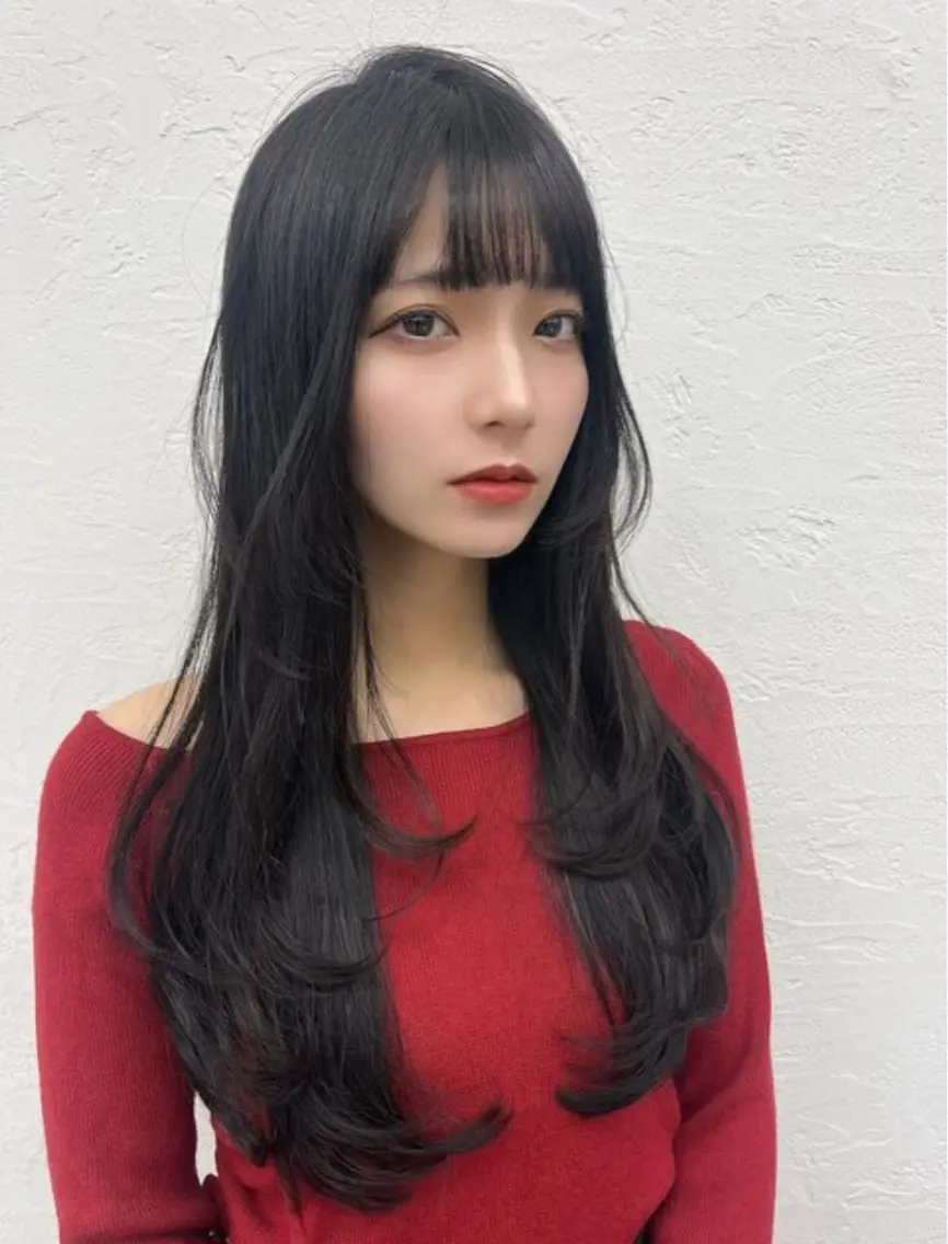 ロング ORO 池田店 松永歩莉のヘアスタイル