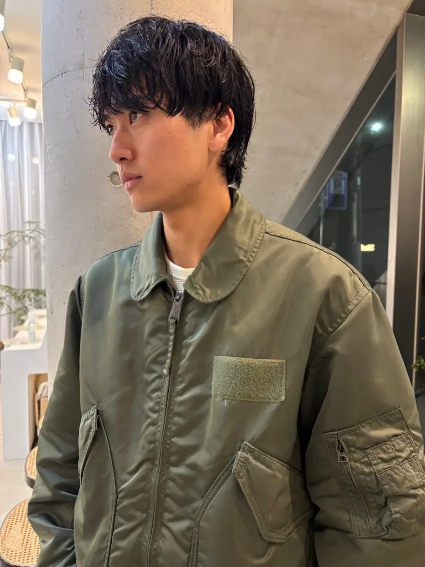 メンズ限定✔︎似合わせカット+ニュアンスパーマ(強さは相談あり◎)の写真