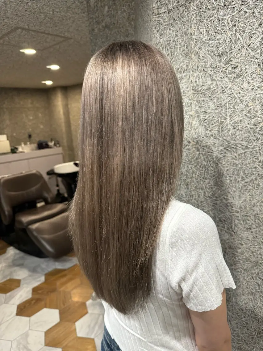 ロング ヘアカラー トリートメント 🌙米谷 拓海のヘアスタイル