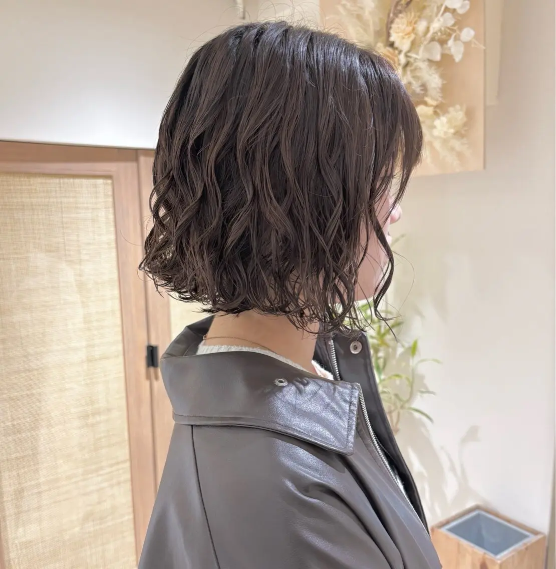 パーマ ボブ カット パーマ AMI ウルフ/ショートのヘアスタイル