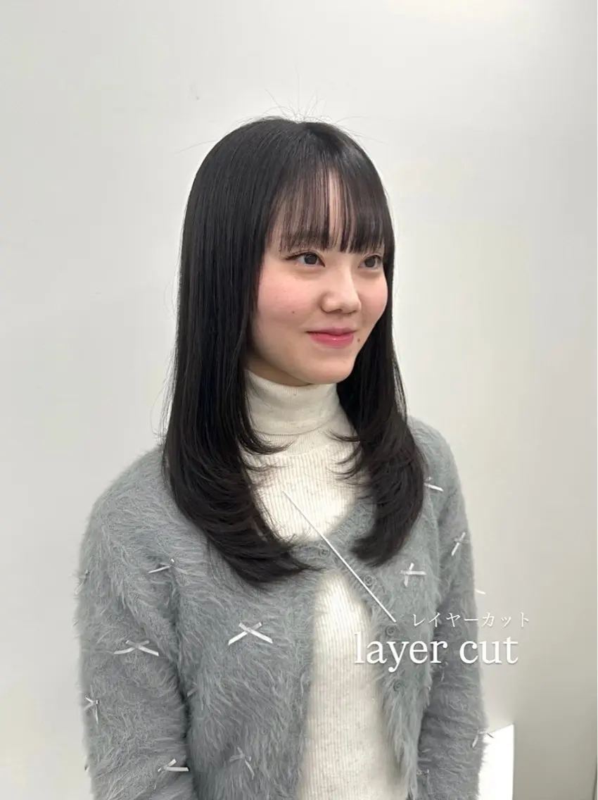 《月曜夜限定》🫧"レイヤーカット"（3~5cm以上切らせて頂ける方、18時~19時に来れる方限定）の写真